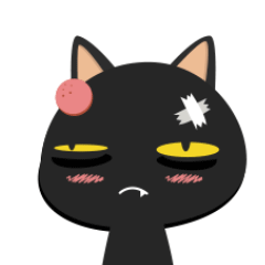可爱的黑喵