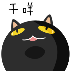 可爱的黑喵